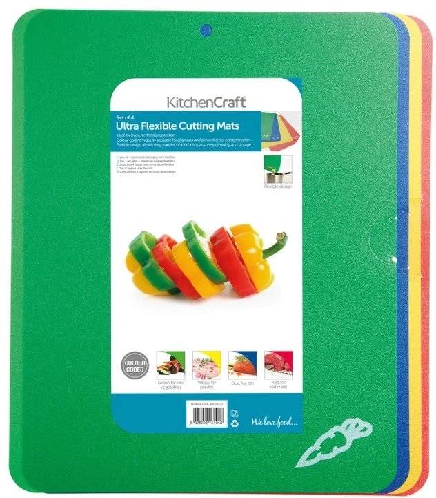 KitchenCraft Sada kuchyňských prkének s rozlišením, 30 x 38 cm