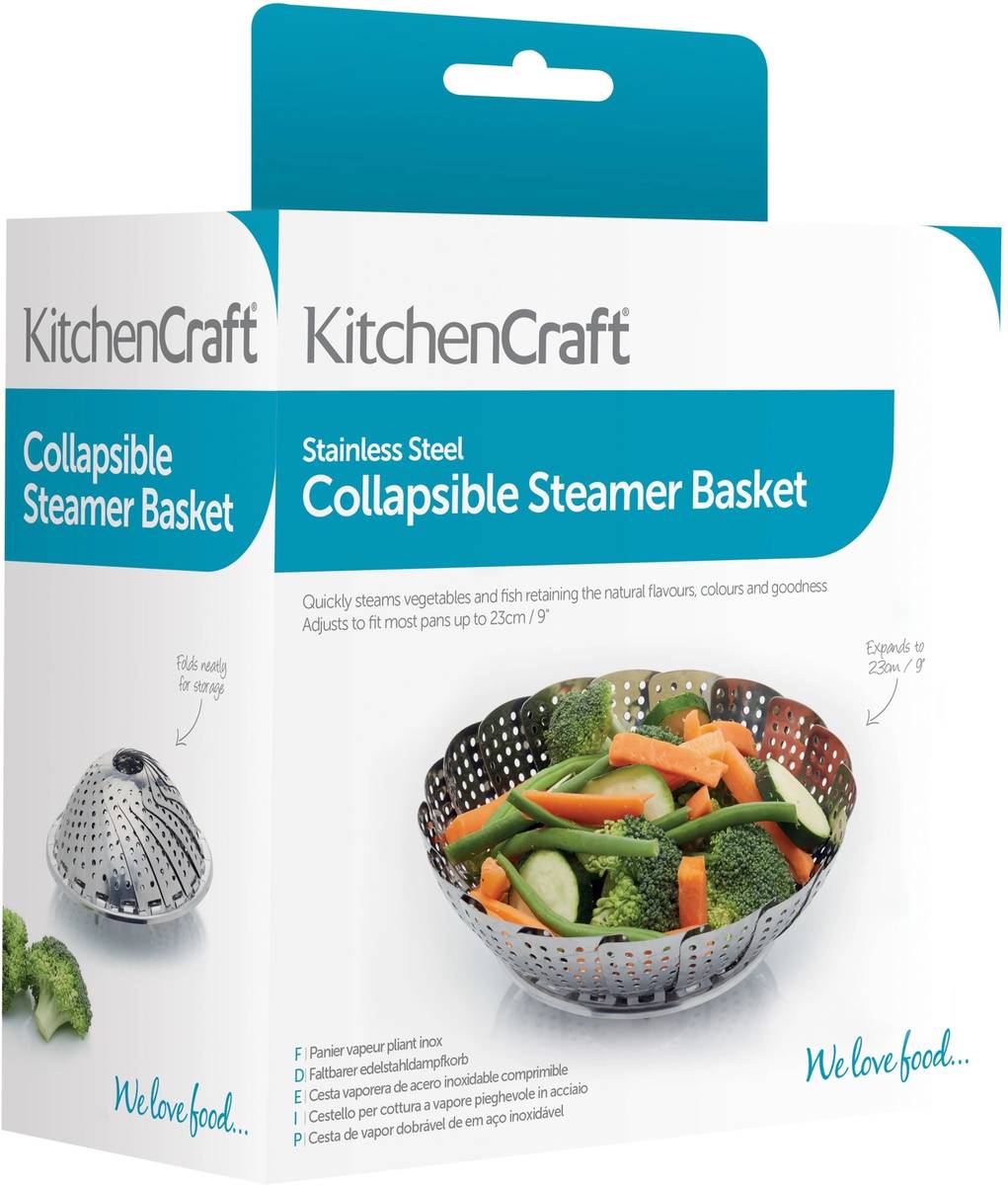 KitchenCraft Napařovací vložka z nerezové oceli, 23 cm