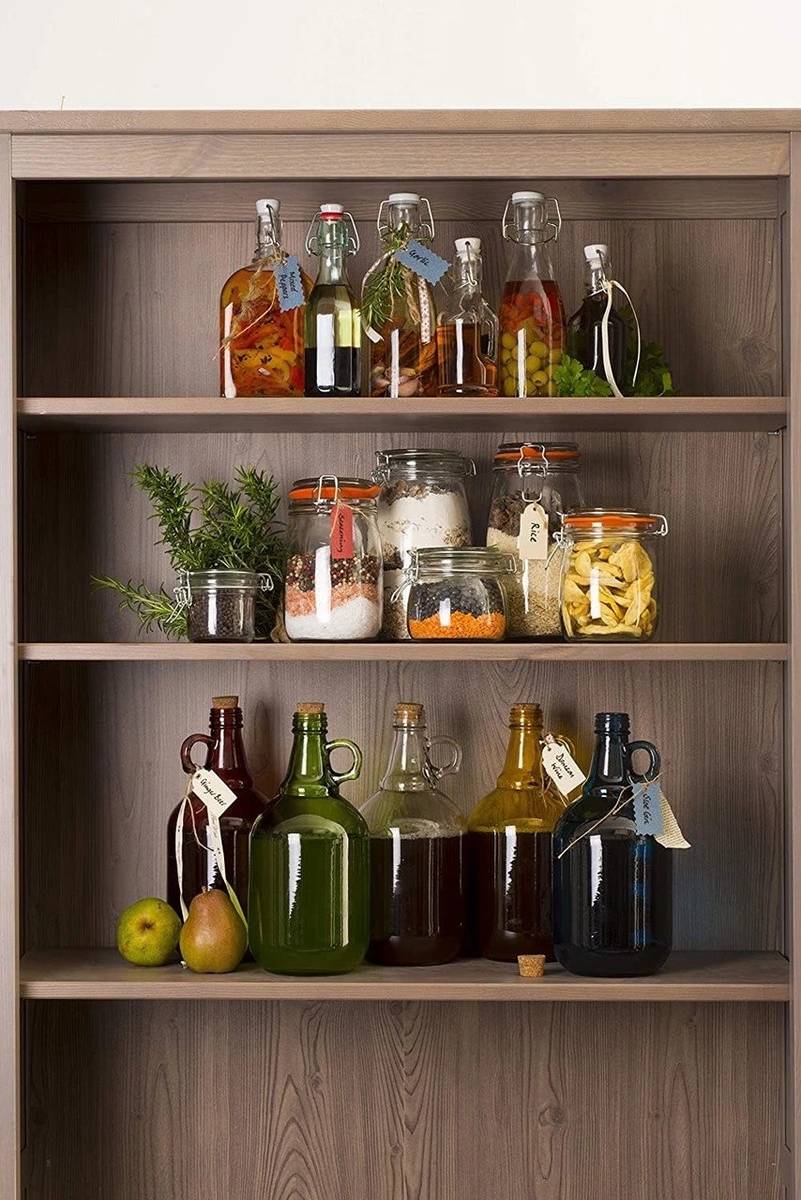 KitchenCraft Skleněná placatka, 500 ml