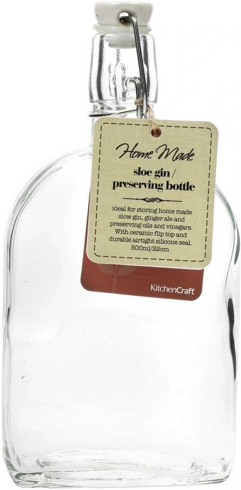 KitchenCraft Skleněná placatka, 500 ml