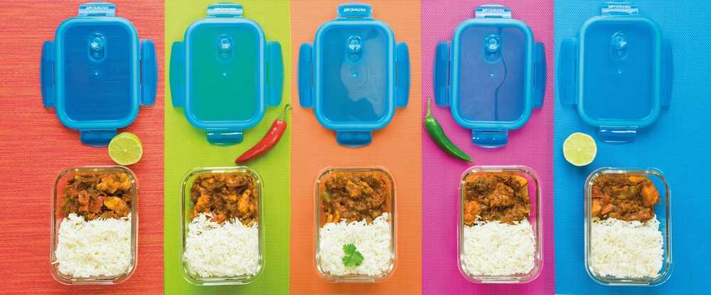 KitchenCraft Pure Seal Skleněná nádoba na potraviny, 1 l