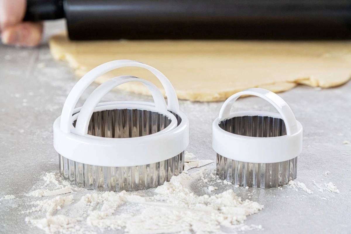 KitchenCraft Sada vykrajovátek s vlnkovaným okrajem, 3 ks