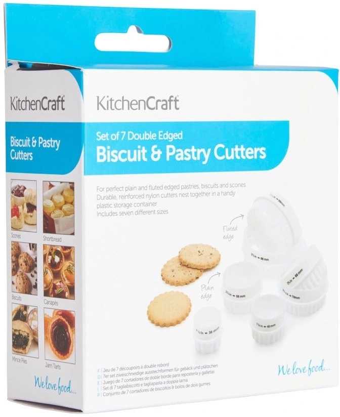 KitchenCraft Sada vykrajovátek na sušenky, 7 ks