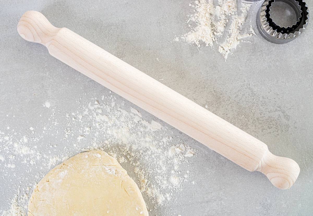 KitchenCraft Váleček z bukového dřeva, 40 cm