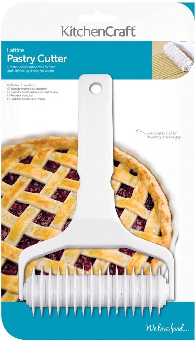 KitchenCraft Váleček na mřížku z těsta