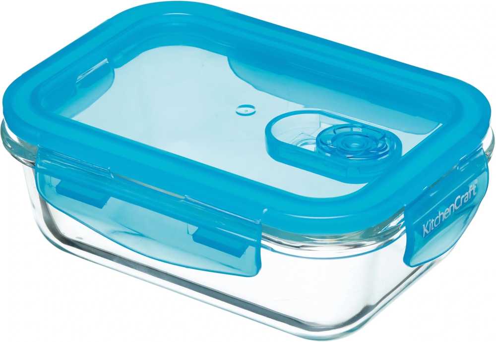 KitchenCraft Pure Seal Skleněná nádoba na potraviny, 350 ml