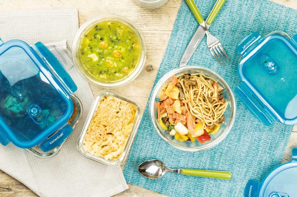 KitchenCraft Pure Seal Skleněná nádoba na potraviny, 350 ml