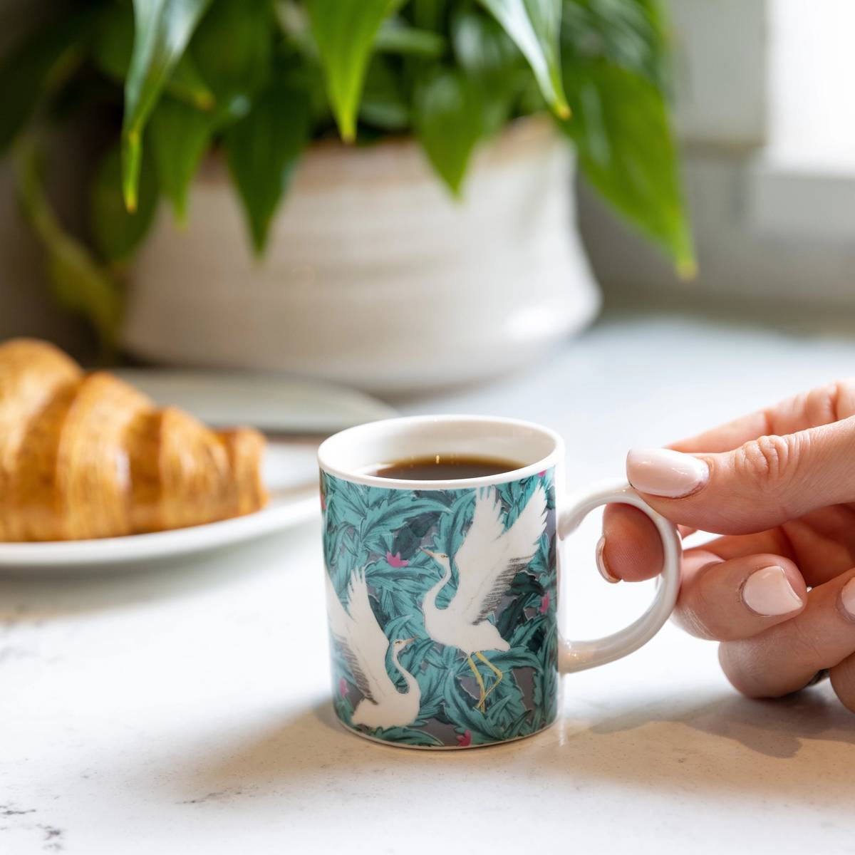 KitchenCraft Hrnek na espresso, 80 ml, motiv jeřába