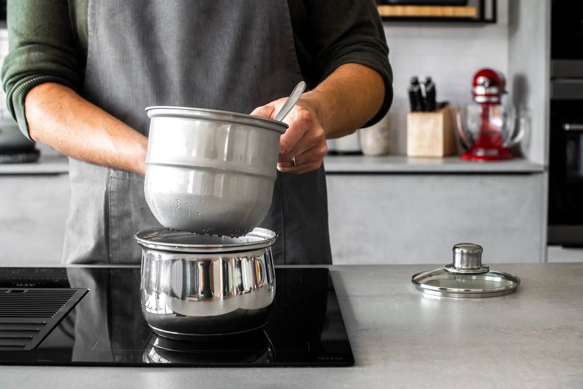KitchenCraft Sada nerezového rendlíku a rendlíku na vodní lázeň, 16 cm