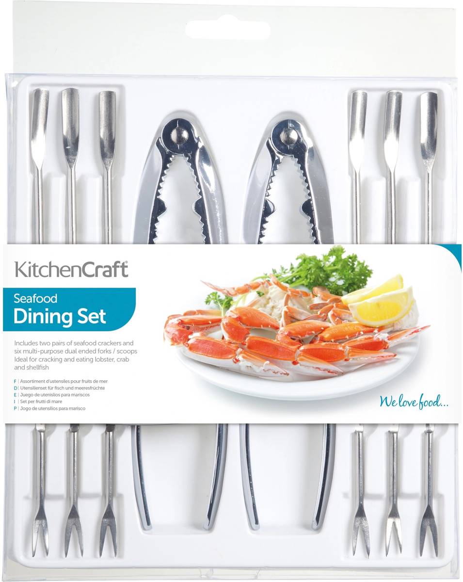 KitchenCraft Sada náčiní na mořské plody, 8 ks