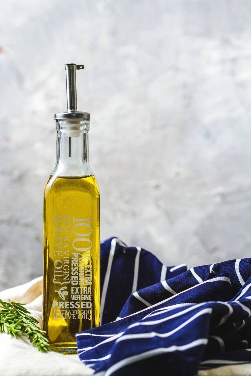 KitchenCraft Skleněná láhev na olej, 270 ml
