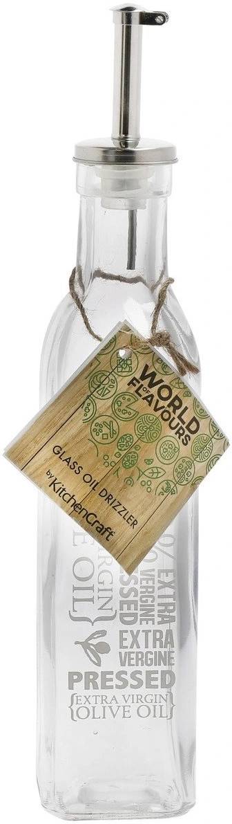 KitchenCraft Skleněná láhev na olej, 270 ml