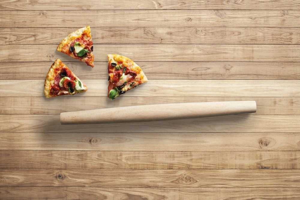 KitchenCraft World of Flavours Dřevěný kuchyňský váleček, 50 cm