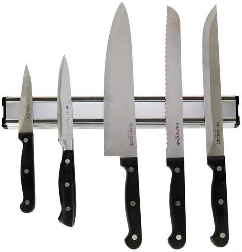 KitchenCraft Magnetická lišta na skladování nožů, 30 cm