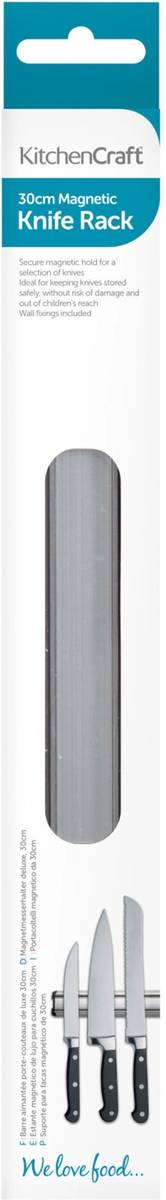 KitchenCraft Magnetická lišta na skladování nožů, 30 cm
