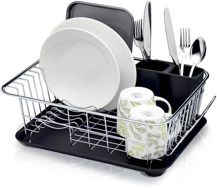 KitchenCraft Odkapávač na nádobí s podložkou