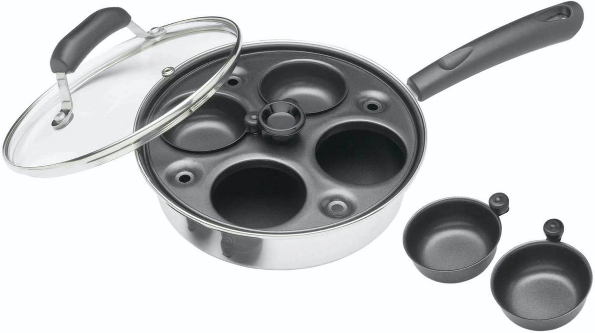 KitchenCraft Rendlík na pošírované vejce, pro 4 vajíčka