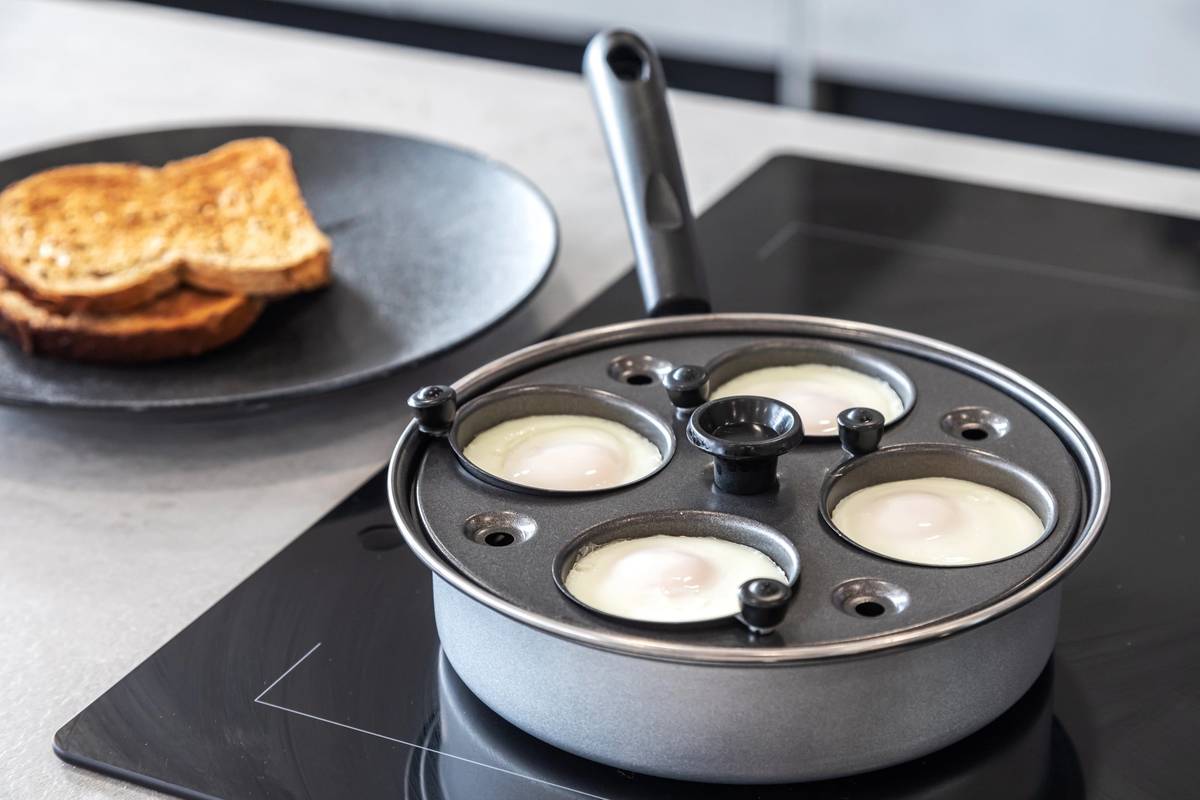 KitchenCraft Rendlík na pošírované vejce, pro 4 vajíčka