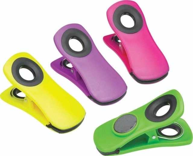 KitchenCraft Klipy na poznámky s magnetem, 4 ks