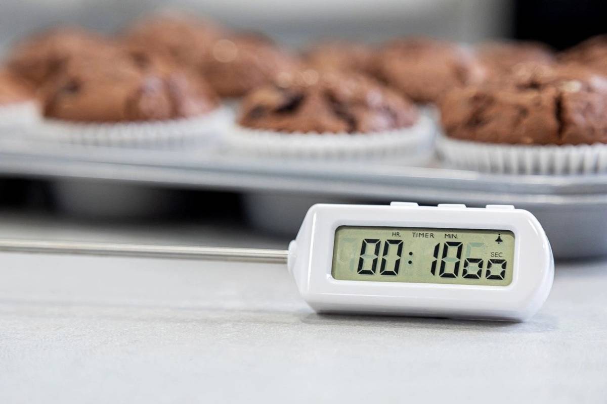 KitchenCraft Digitální teploměr s minutkou