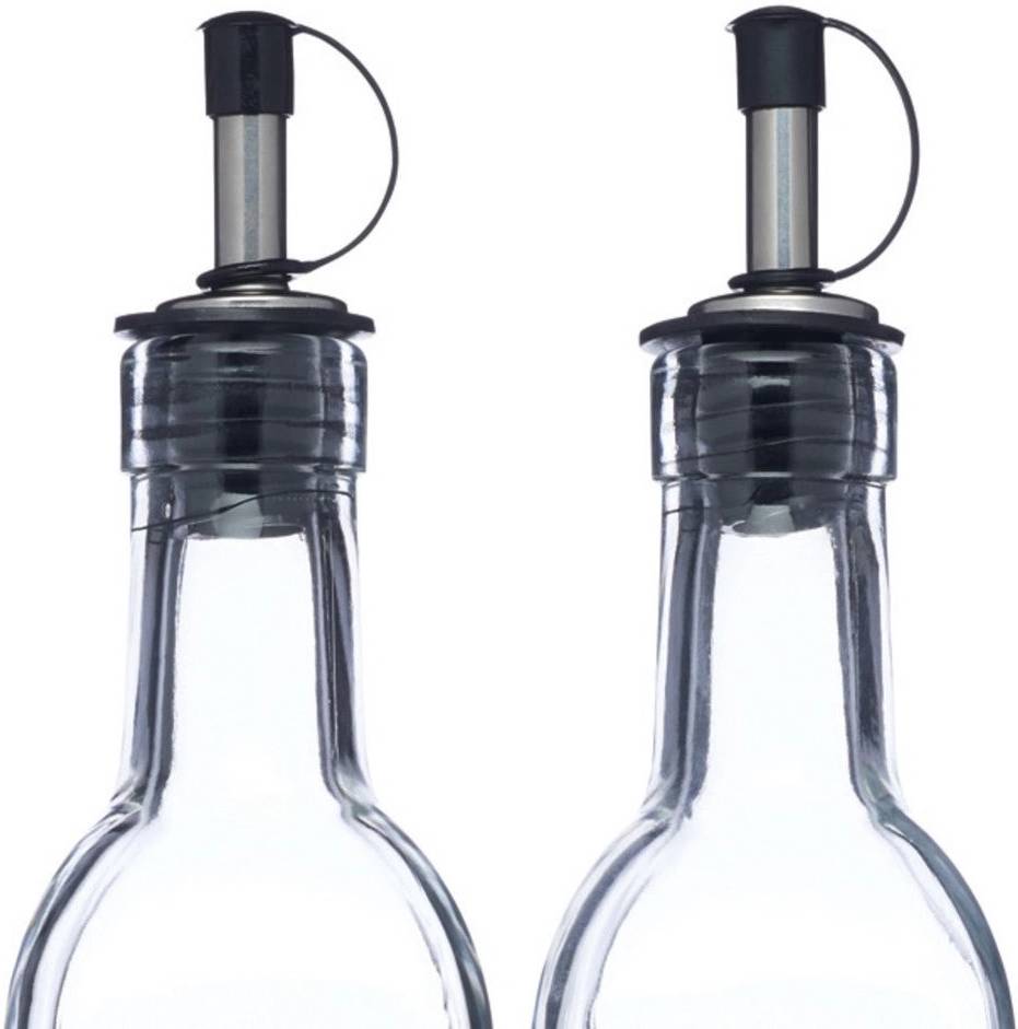 KitchenCraft World of Flavours Sada skleněných dóz na olej a ocet, 500 ml