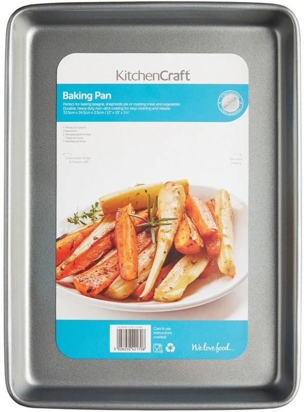 KitchenCraft Plech s nepřilnavým povrchem, 33 x 24 cm