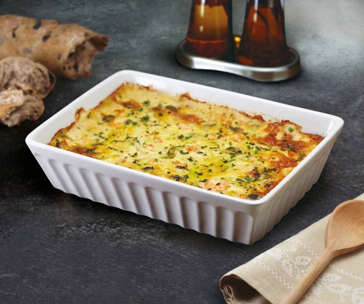 KitchenCraft World of Flavours Zapékací mísa na lasagne, 33 x 23 cm