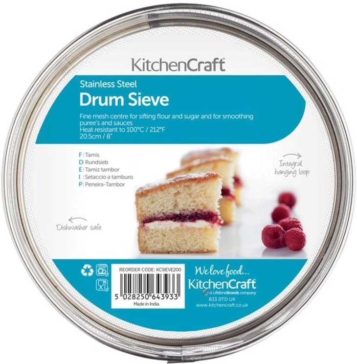 KitchenCraft Síto na mouku, 20 cm