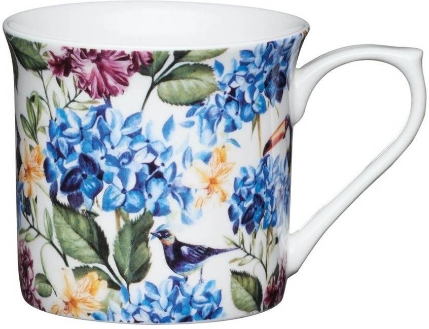 KitchenCraft Fluted Mug Hrnek Country Floral, 300 ml