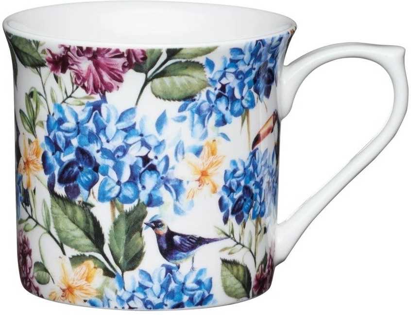 KitchenCraft Fluted Mug Hrnek Country Floral, 300 ml