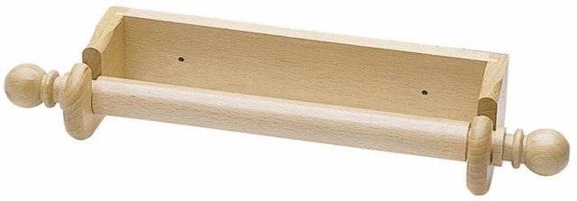 KitchenCraft Nástěnný držák na kuchyňské utěrky, buk