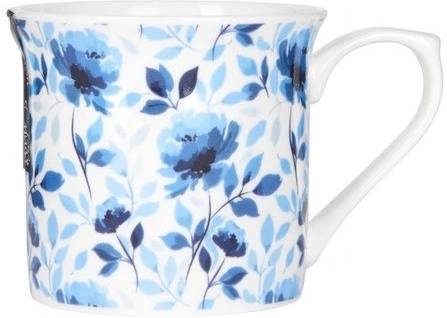 KitchenCraft Fluted Mug Hrnek Blue Rose, 300 ml