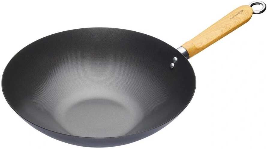 KitchenCraft World of Flavours Wok s nepřilnavým povrchem, 30 cm