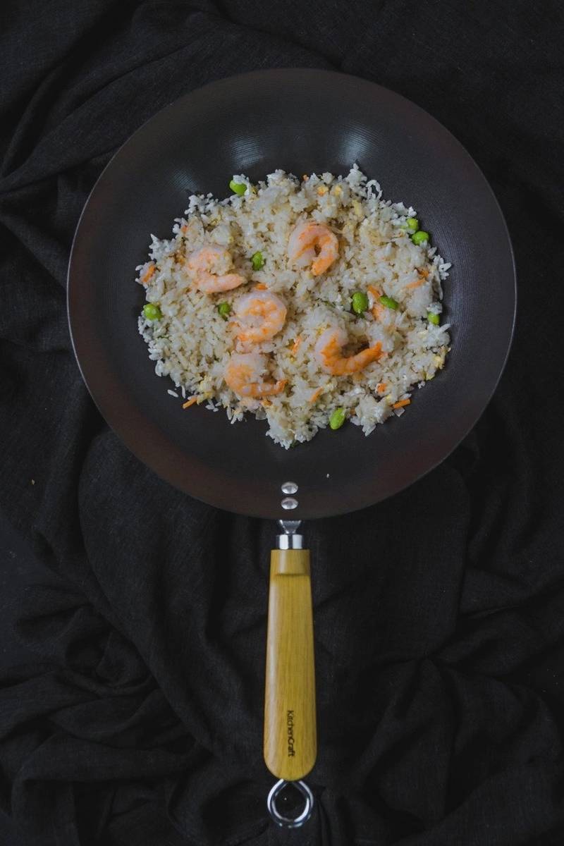 KitchenCraft World of Flavours Wok s nepřilnavým povrchem, 30 cm