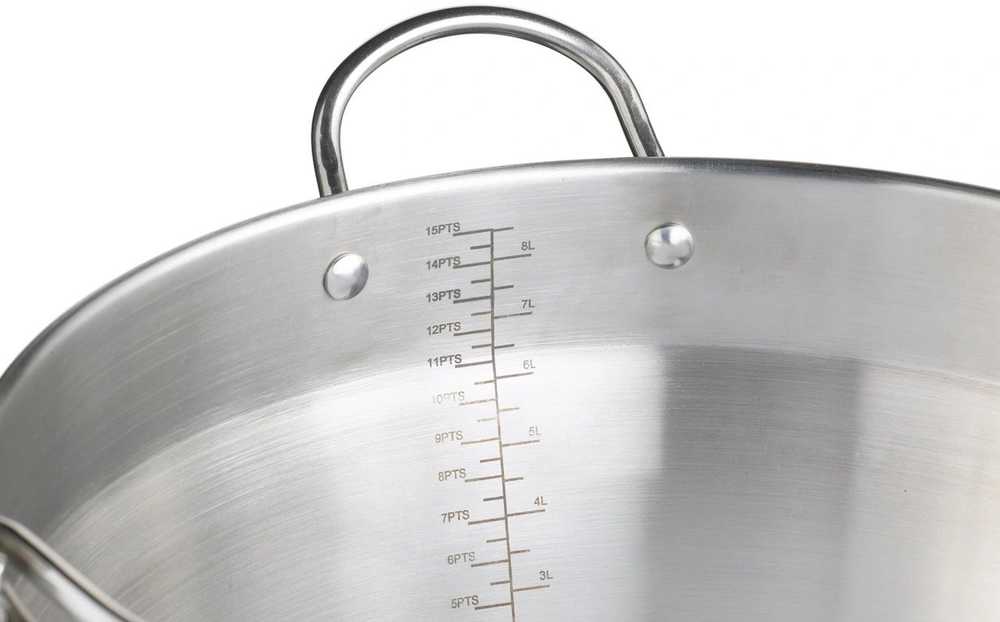 KitchenCraft Home Made Nerezový hrnec na zavařování a marmelády, 9 l