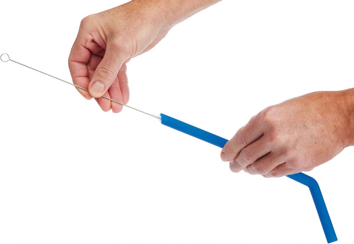 KitchenCraft Silikonová opakovaně použitelná brčka, 6 ks