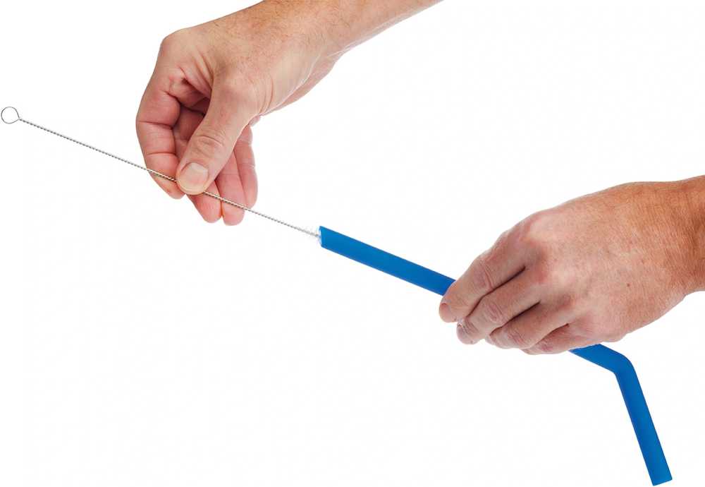 KitchenCraft Silikonová opakovaně použitelná brčka, 6 ks