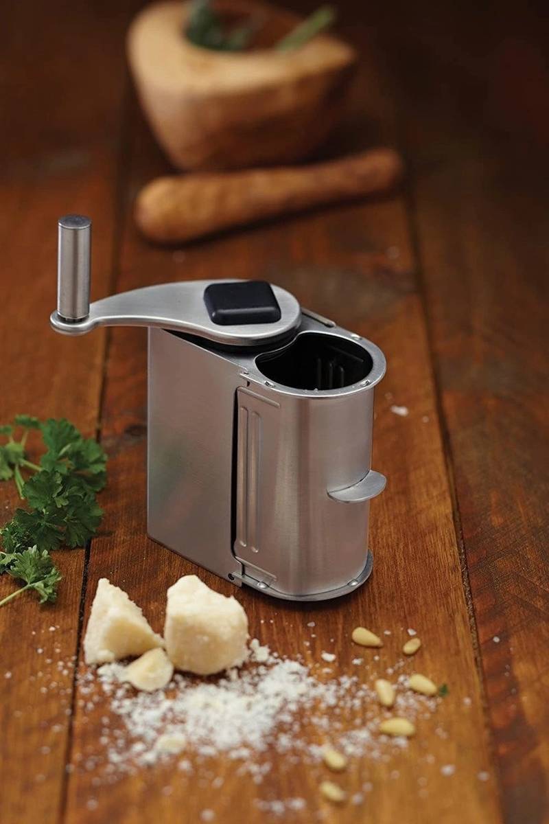 KitchenCraft World of Flavours Rotační struhadlo na parmazán