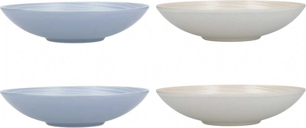 KitchenCraft Sada kameninových misek, 22 cm, 4 ks
