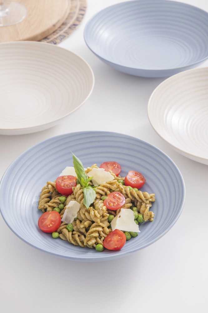 KitchenCraft Sada kameninových misek, 22 cm, 4 ks