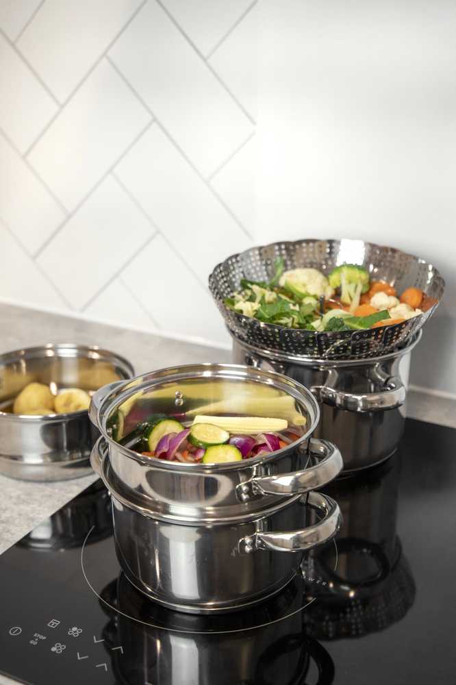 KitchenCraft Nerezová parní vložka, 28 cm