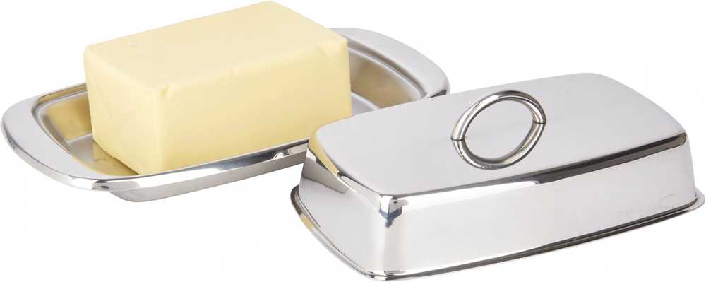 KitchenCraft Máslenka z nerezové oceli