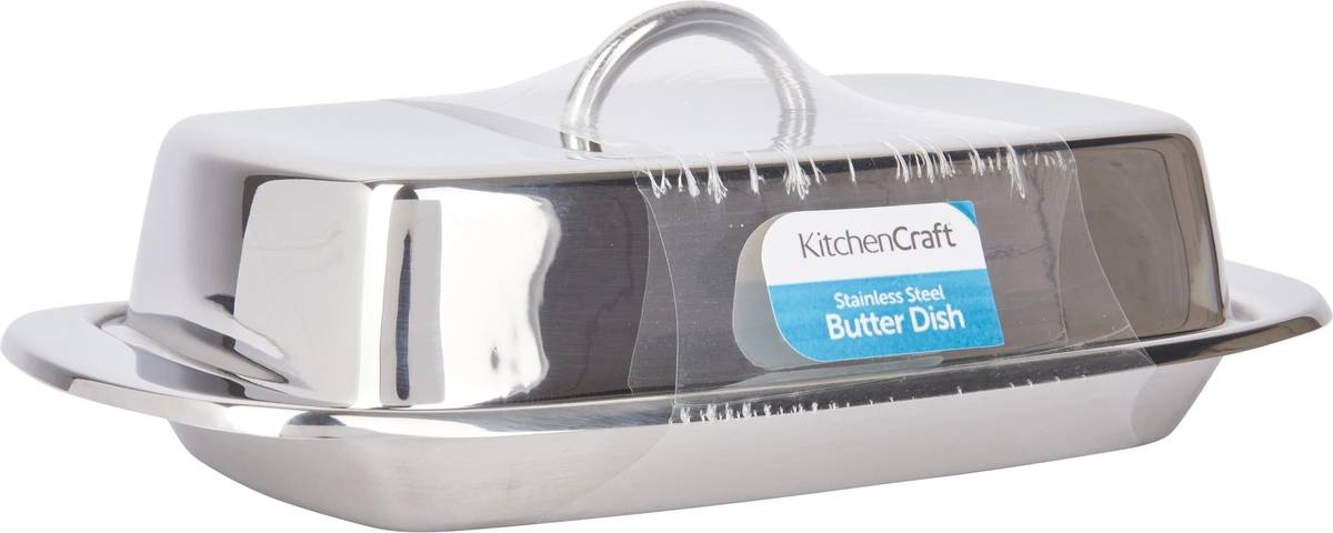 KitchenCraft Máslenka z nerezové oceli