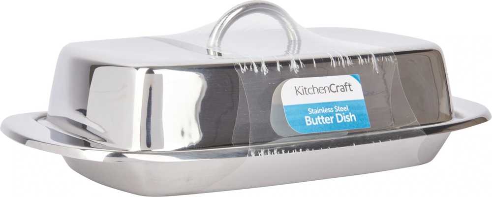 KitchenCraft Máslenka z nerezové oceli