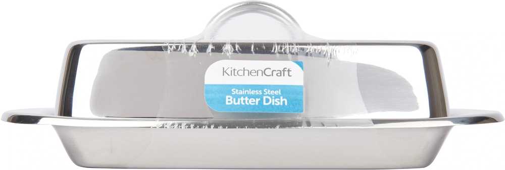 KitchenCraft Máslenka z nerezové oceli