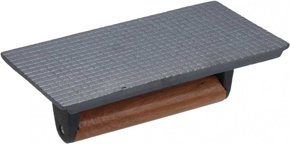 KitchenCraft Grilovací litinový lis na maso, 21 x 11 cm