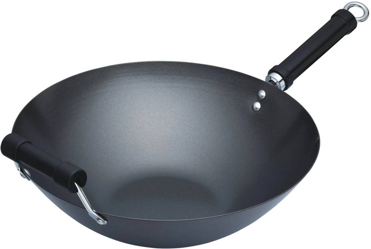 KitchenCraft World of Flavours Pánev wok s nepřilnavým povrchem, 36 cm