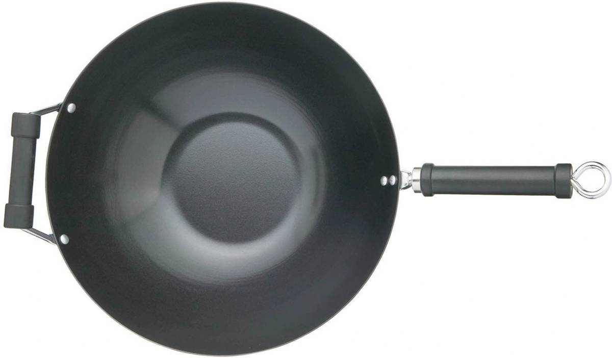 KitchenCraft World of Flavours Pánev wok s nepřilnavým povrchem, 36 cm