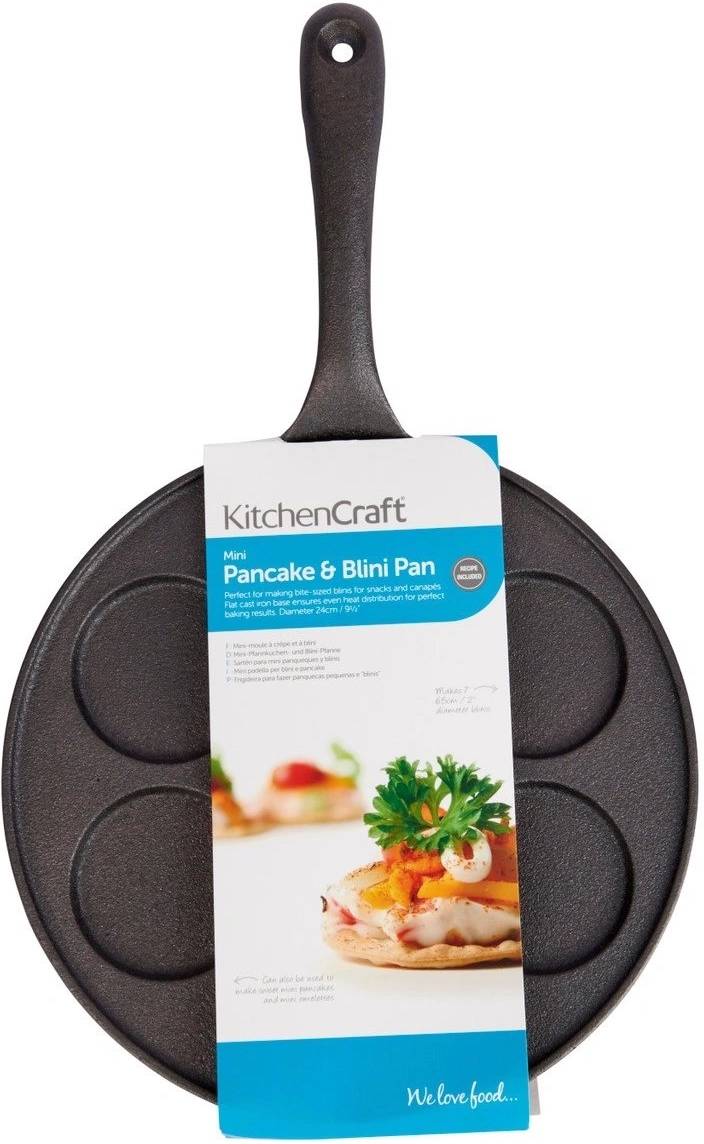 KitchenCraft Pánev na mini lívance, 23.5 cm