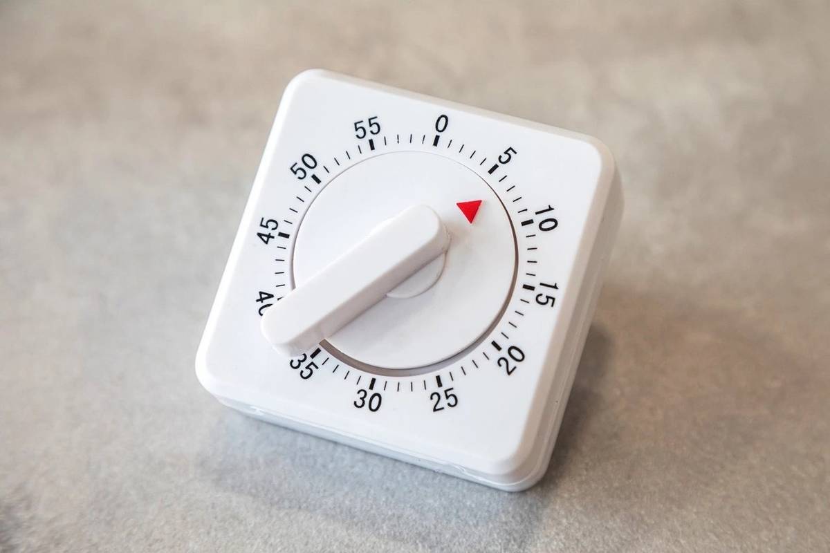 KitchenCraft Kuchyňská minutka, bílá